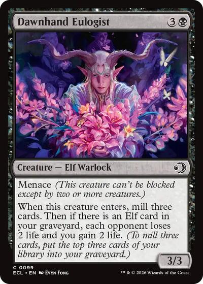 2026 Magic: Lorwyn Eclipsed (ECL) - Dawnhand Eulogist (#99, Common) (Lightly Played)
