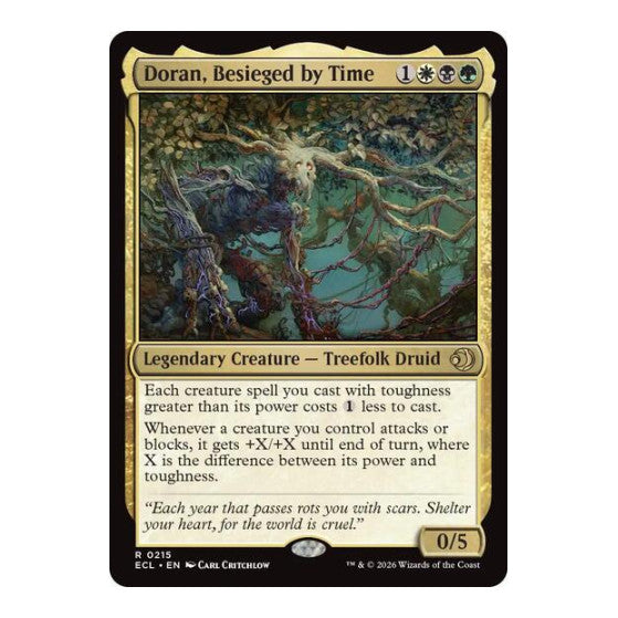 Doran, Besieged by Time (ECL) #215 Rare Lorwyn Eclipsed Magic: The Gathering: 2026