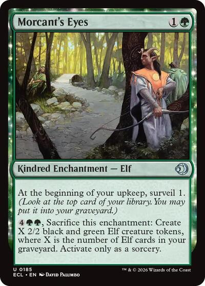 2026 Magic: Lorwyn Eclipsed (ECL) - Morcants Eyes (#185, Uncommon) (Lightly Played)