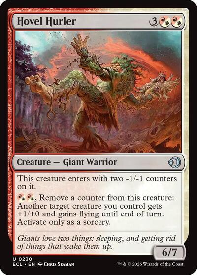 Hovel Hurler (ECL) #230 Uncommon (Lightly Played) Lorwyn Eclipsed Magic: The Gathering: 2026