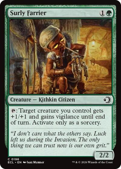 Surly Farrier (ECL) #196 Common (Lightly Played) Lorwyn Eclipsed Magic: 2026