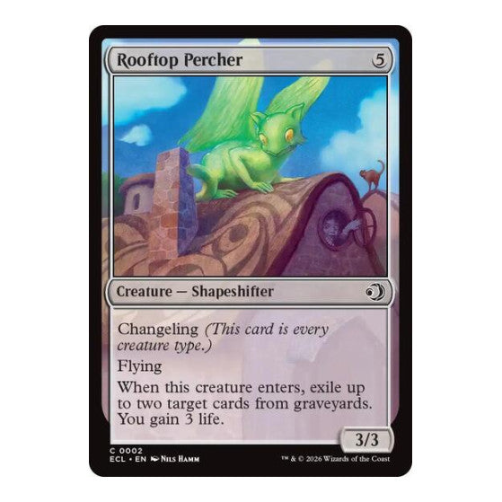 Rooftop Percher (ECL) #2 Common Lorwyn Eclipsed Magic: The Gathering: 2026