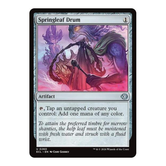 Springleaf Drum (ECL) #260 Uncommon Lorwyn Eclipsed Magic: The Gathering: 2026