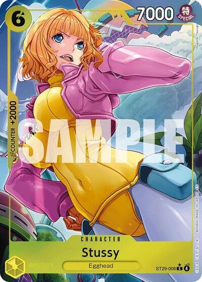 Stussy Full Art (ST-29) #ST29-006 Common (Foil Near Mint) Starter Deck 29: Egghead One Piece Card Game: 2026