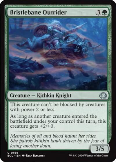 Bristlebane Outrider (ECL) #169 Uncommon Lorwyn Eclipsed Magic: The Gathering: 2026