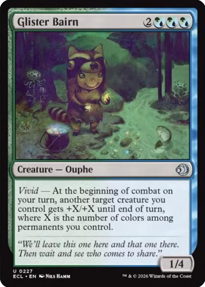 Glister Bairn (ECL) #227 Uncommon (Lightly Played) Lorwyn Eclipsed Magic: The Gathering: 2026