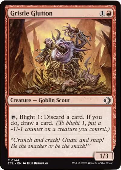 2026 Magic: Lorwyn Eclipsed (ECL) - Gristle Glutton (#144, Common) (Lightly Played)