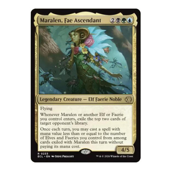 Maralen, Fae Ascendant (ECL) #233 Rare (Near Mint) Lorwyn Eclipsed Magic: The Gathering: 2026