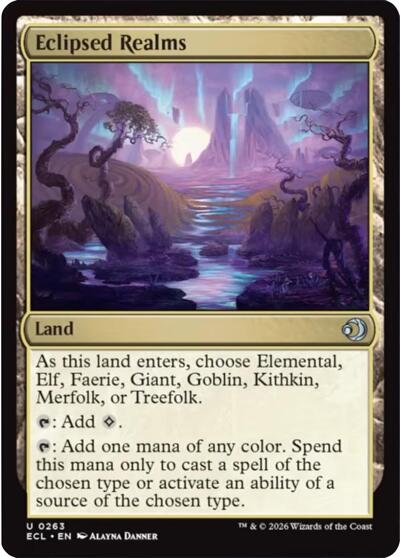 Eclipsed Realms (ECL) #263 Uncommon (Foil Near Mint) Lorwyn Eclipsed Magic: 2026