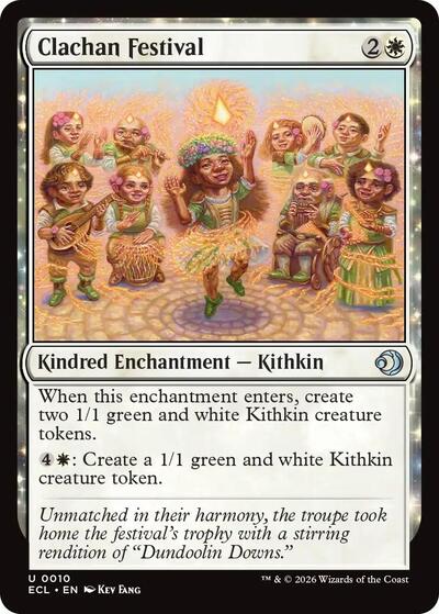 Clachan Festival (ECL) #10 Uncommon (Lightly Played) Lorwyn Eclipsed Magic: 2026