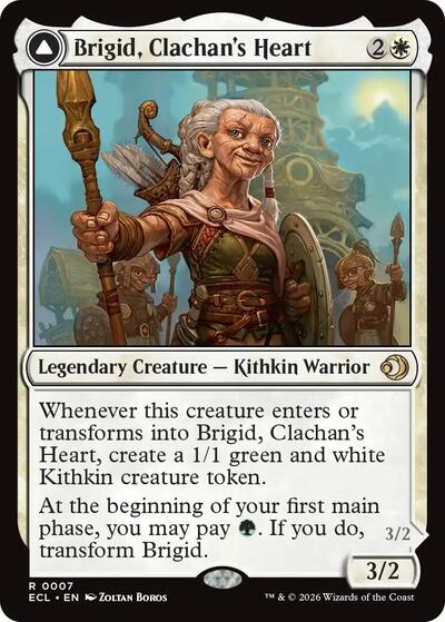 Brigid Clachans Heart (ECL) #7 Rare (Foil Near Mint) Lorwyn Eclipsed Magic: 2026