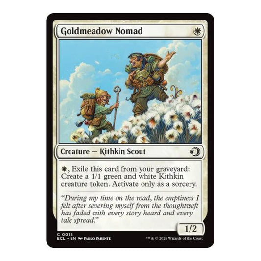 Goldmeadow Nomad (ECL) #18 Common Lorwyn Eclipsed Magic: The Gathering: 2026
