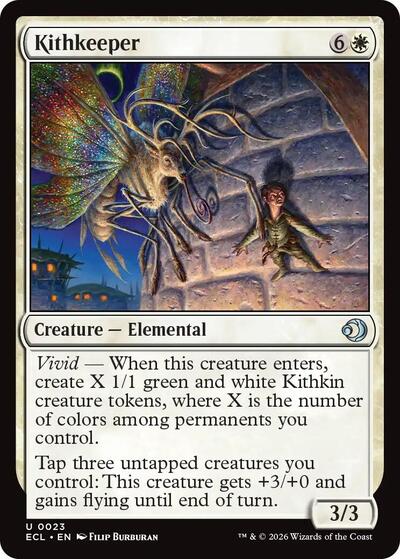 Kithkeeper (ECL) #23 Uncommon (Lightly Played) Lorwyn Eclipsed Magic: The Gathering: 2026