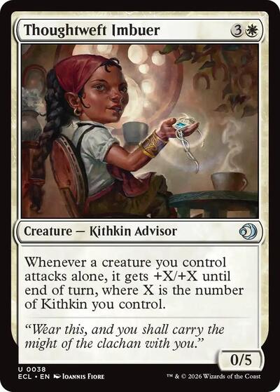 Thoughtweft Imbuer (ECL) #38 Uncommon Lorwyn Eclipsed Magic: The Gathering: 2026