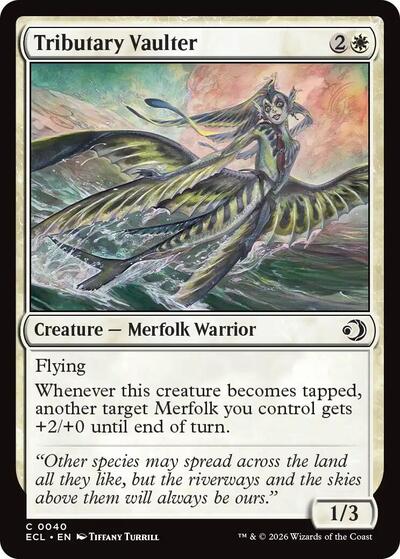 Tributary Vaulter (ECL) #40 Common (Lightly Played) Lorwyn Eclipsed Magic: 2026