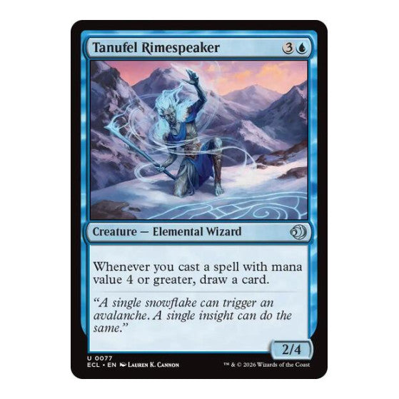 Tanufel Rimespeaker (ECL) #77 Uncommon Lorwyn Eclipsed Magic: The Gathering: 2026