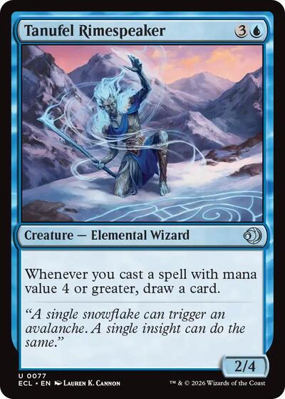 Tanufel Rimespeaker (ECL) #77 Uncommon (Lightly Played) Lorwyn Eclipsed Magic: The Gathering: 2026