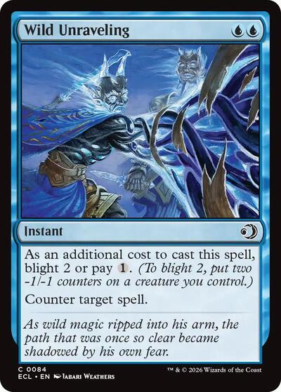2026 Magic: Lorwyn Eclipsed (ECL) - Wild Unraveling (#84, Common)