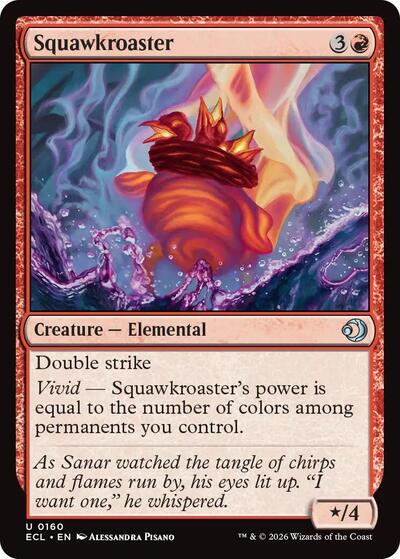 Squawkroaster (ECL) #160 Uncommon Lorwyn Eclipsed Magic: The Gathering: 2026