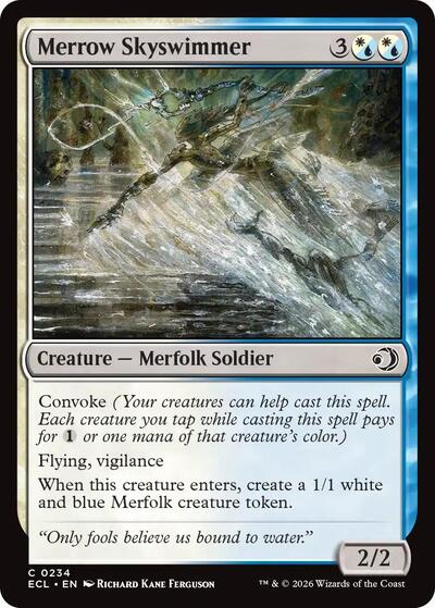 Merrow Skyswimmer (ECL) #234 Common (Lightly Played) Lorwyn Eclipsed Magic: The Gathering: 2026