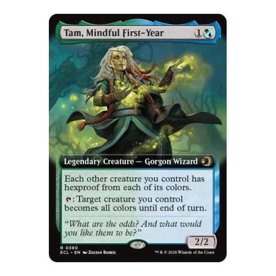 Tam, Mindful First-Year (Extended Art) (ECL) #380 Rare (Foil Near Mint) Lorwyn Eclipsed Magic: The Gathering: 2026
