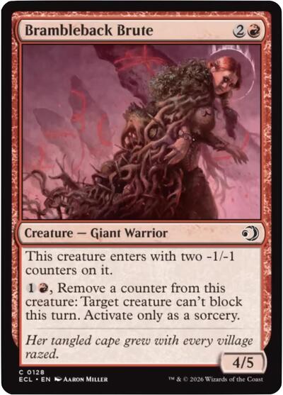 2026 Magic: Lorwyn Eclipsed (ECL) - Brambleback Brute (#128, Common) (Lightly Played)