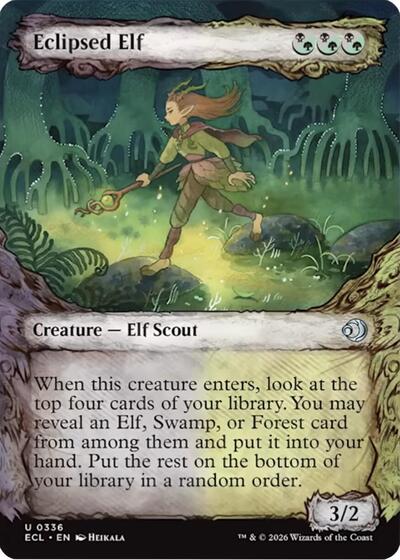 Eclipsed Elf Showcase (ECL) #336 Uncommon (Lightly Played) Lorwyn Eclipsed Magic: The Gathering: 2026