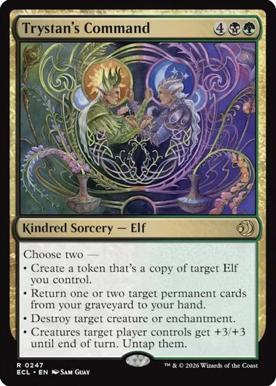 Trystans Command (ECL) #247 Rare (Lightly Played) Lorwyn Eclipsed Magic: The Gathering: 2026