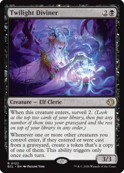 Twilight Diviner (ECL) #122 Rare (Lightly Played) Lorwyn Eclipsed Magic: The Gathering: 2026