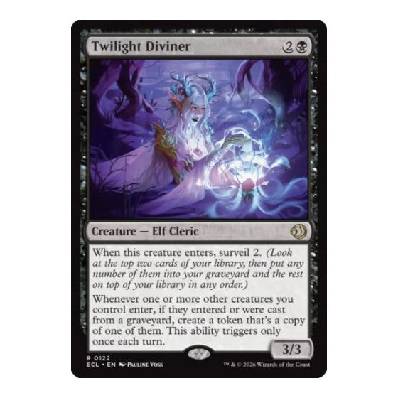 Twilight Diviner (ECL) #122 Rare (Lightly Played) Lorwyn Eclipsed Magic: The Gathering: 2026