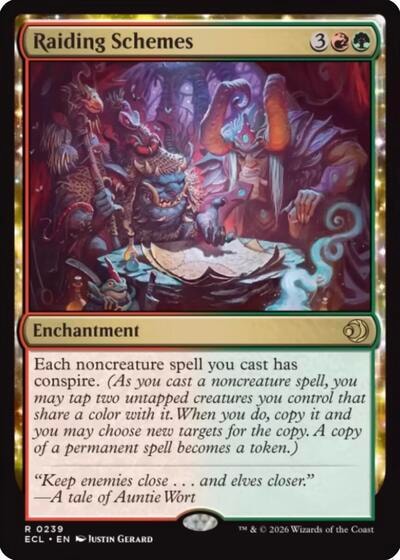 Raiding Schemes (ECL) #239 Rare (Lightly Played) Lorwyn Eclipsed Magic: The Gathering: 2026