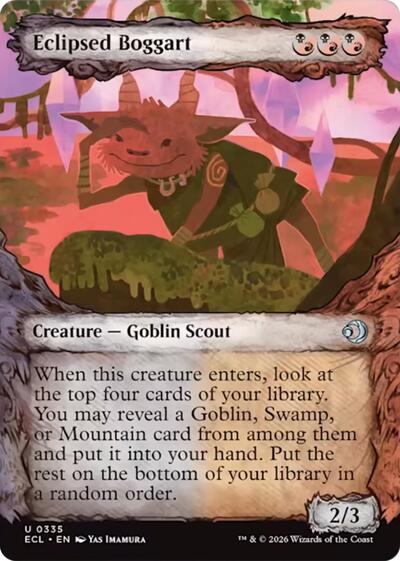 2026 Magic: Lorwyn Eclipsed (ECL) - Eclipsed Boggart Showcase (#335, Uncommon) (Lightly Played)