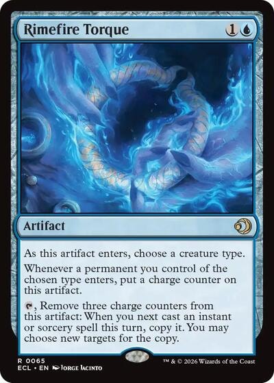 Rimefire Torque (ECL) #65 Rare (Lightly Played) Lorwyn Eclipsed Magic: The Gathering: 2026