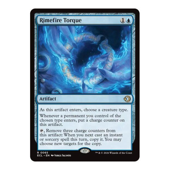 Rimefire Torque (ECL) #65 Rare (Lightly Played) Lorwyn Eclipsed Magic: The Gathering: 2026