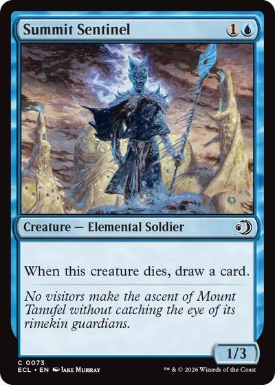 2026 Magic: Lorwyn Eclipsed (ECL) - Summit Sentinel (#73, Common) (Lightly Played)