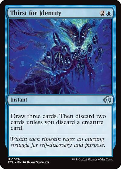 Thirst for Identity (ECL) #79 Uncommon Lorwyn Eclipsed Magic: The Gathering: 2026