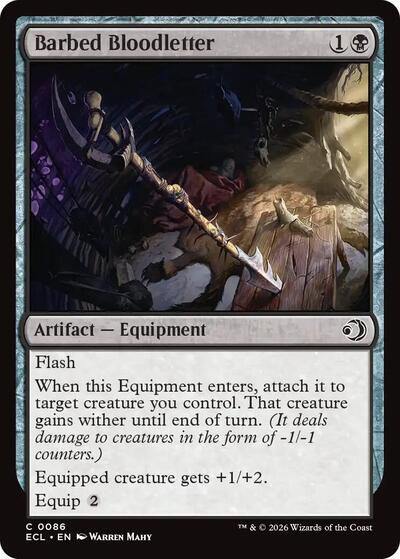 2026 Magic: Lorwyn Eclipsed (ECL) - Barbed Bloodletter (#86, Common)