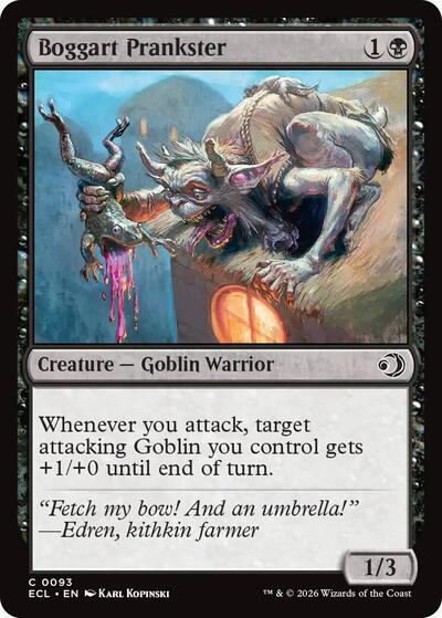 Boggart Prankster (ECL) #93 Common Lorwyn Eclipsed Magic: The Gathering: 2026