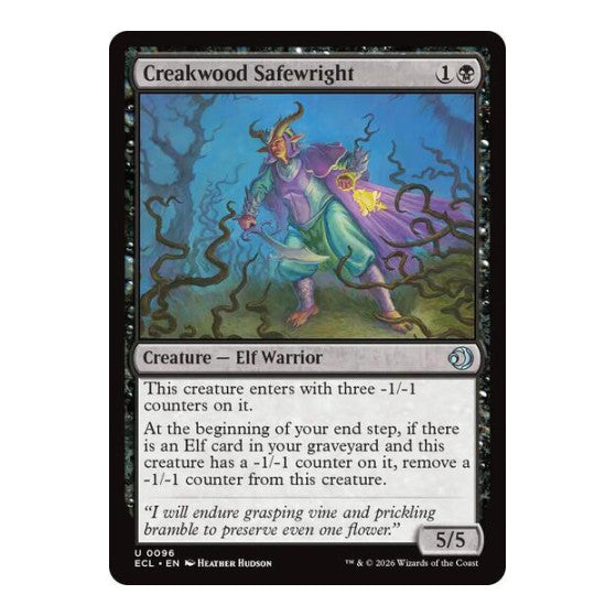 Creakwood Safewright (ECL) #96 Uncommon Lorwyn Eclipsed Magic: The Gathering: 2026