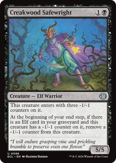Creakwood Safewright (ECL) #96 Uncommon (Lightly Played) Lorwyn Eclipsed Magic: The Gathering: 2026