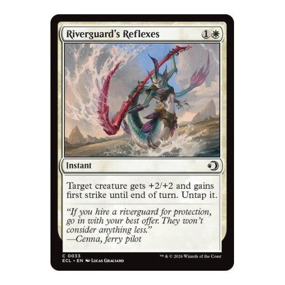 Riverguard's Reflexes (ECL) #33 Common Lorwyn Eclipsed Magic: The Gathering: 2026