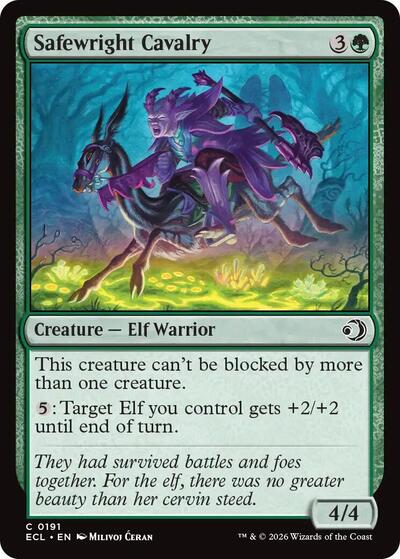 Safewright Cavalry (ECL) #191 Common (Lightly Played) Lorwyn Eclipsed Magic: The Gathering: 2026