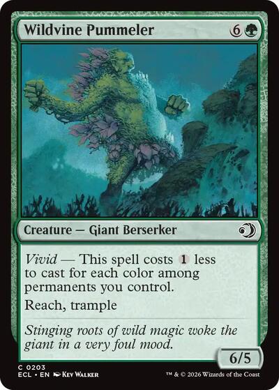 2026 Magic: Lorwyn Eclipsed (ECL) - Wildvine Pummeler (#203, Common)