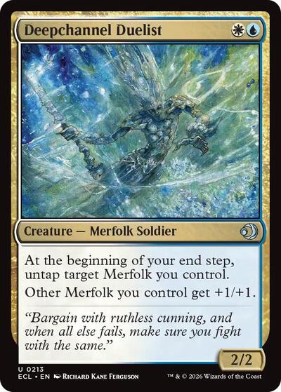 Deepchannel Duelist (ECL) #213 Uncommon Lorwyn Eclipsed Magic: 2026