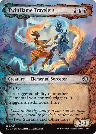 Twinflame Travelers Showcase (ECL) #345 Uncommon Lorwyn Eclipsed Magic: The Gathering: 2026