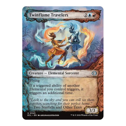 Twinflame Travelers (Showcase) (ECL) #345 Uncommon Lorwyn Eclipsed Magic: The Gathering: 2026