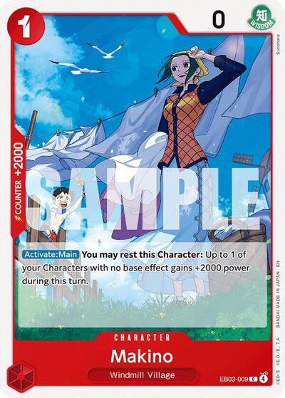 Makino (EB-03) #EB03-009 Common (Near Mint) Extra Booster: One Piece Heroines Edition One Piece Card Game: 2026