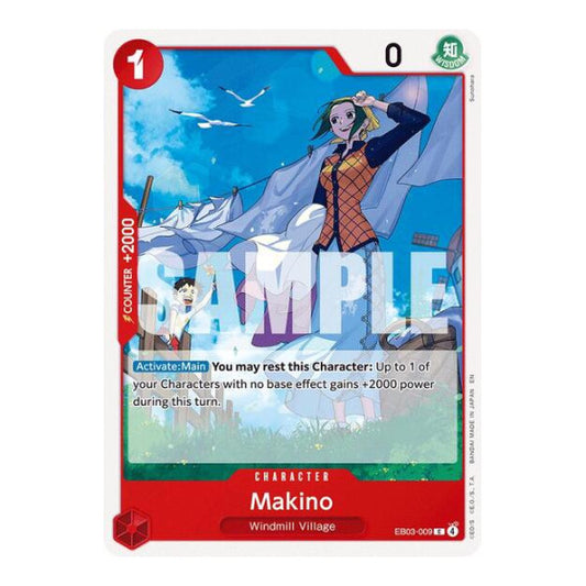 Makino (EB03) #EB03-009 Common (Near Mint) Extra Booster: One Piece Heroines Edition One Piece Card Game: 2026