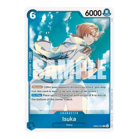 Isuka (EB03) #EB03-022 Rare (Foil Near Mint) Extra Booster: One Piece Heroines Edition One Piece Card Game: 2026