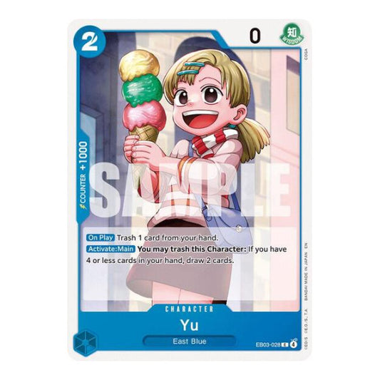 Yu (EB03) #EB03-028 Common (Near Mint) Extra Booster: One Piece Heroines Edition One Piece Card Game: 2026
